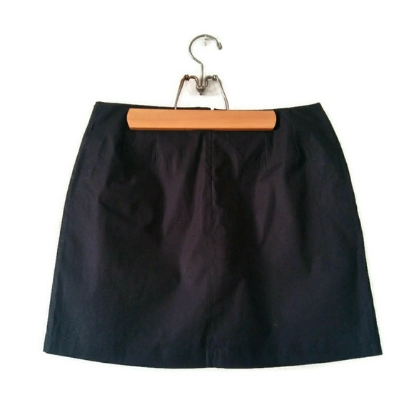 GAP Black Lined Skirt Stretch - Picture 2 of 3